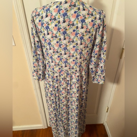 NWT Boden Light Blue Floral Print Women's Dress Size 6R - Picture 8 of 8